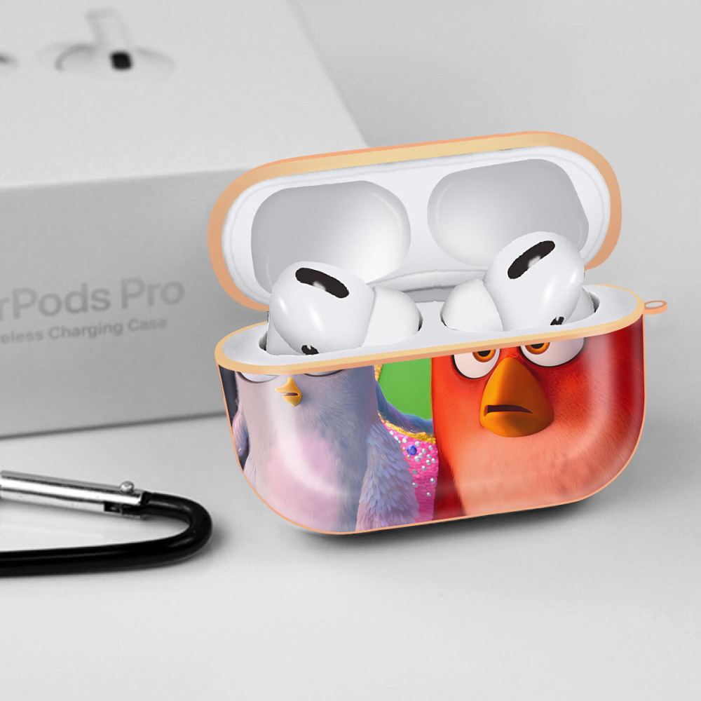 Angry Birds アングリーバード 【AirPods Pro用】ハードシェル保護ケース｜耐衝撃・防指紋・カラビナ付き商品仕様