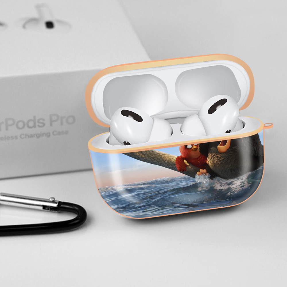 Angry Birds アングリーバード 【AirPods Pro用】ハードシェル保護ケース｜耐衝撃・防指紋・カラビナ付き商品仕様