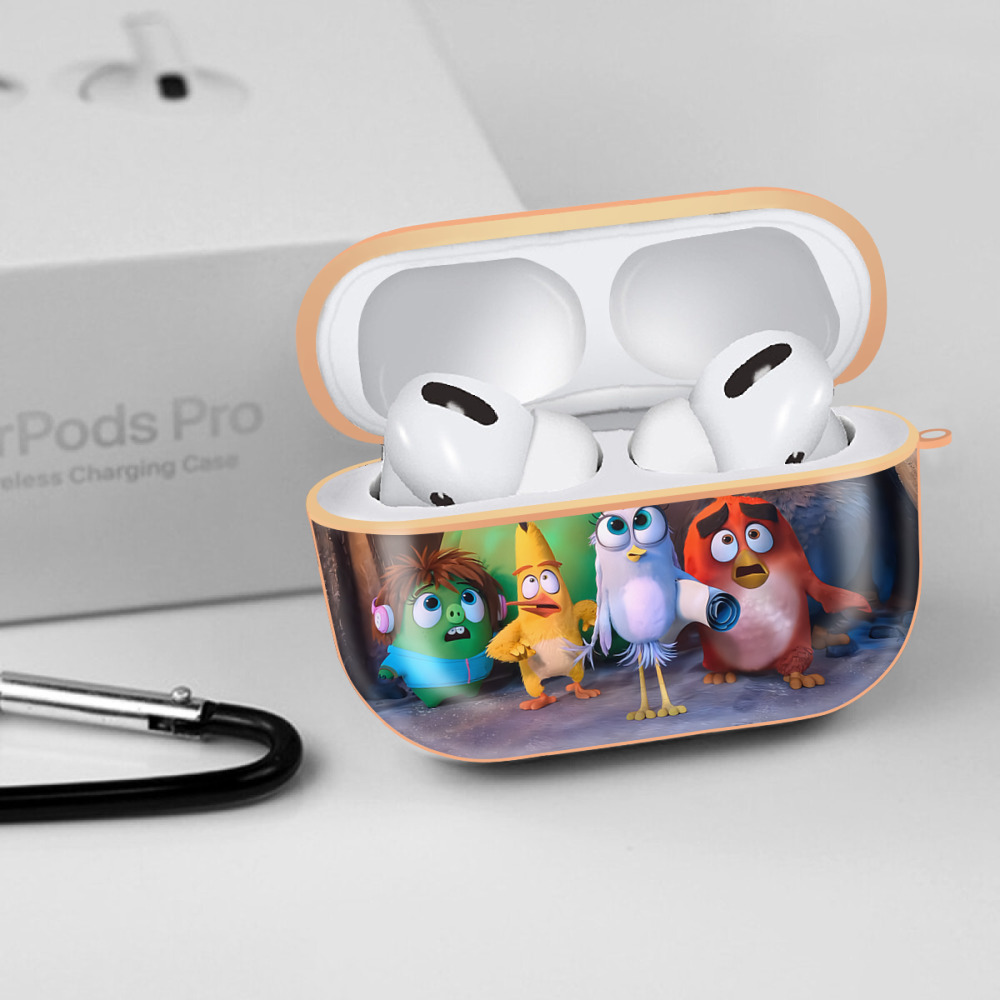 Angry Birds アングリーバード 【AirPods Pro用】ハードシェル保護ケース｜耐衝撃・防指紋・カラビナ付き商品仕様