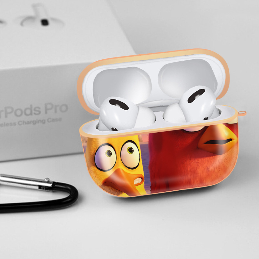Angry Birds アングリーバード 【AirPods Pro用】ハードシェル保護ケース｜耐衝撃・防指紋・カラビナ付き商品仕様