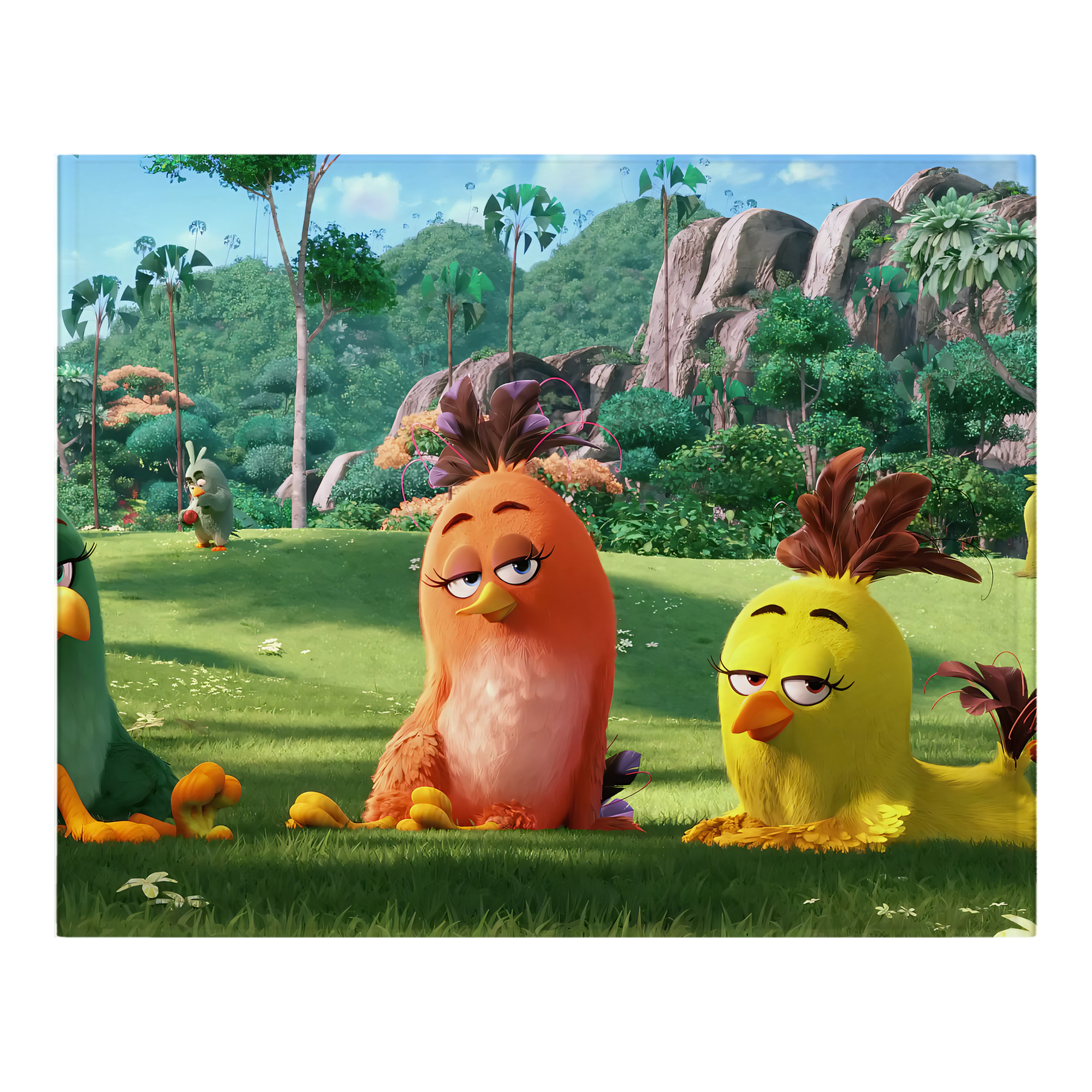 （画像用） Angry Birds アングリーバード フランネルブランケット・多サイズ対応（横型）