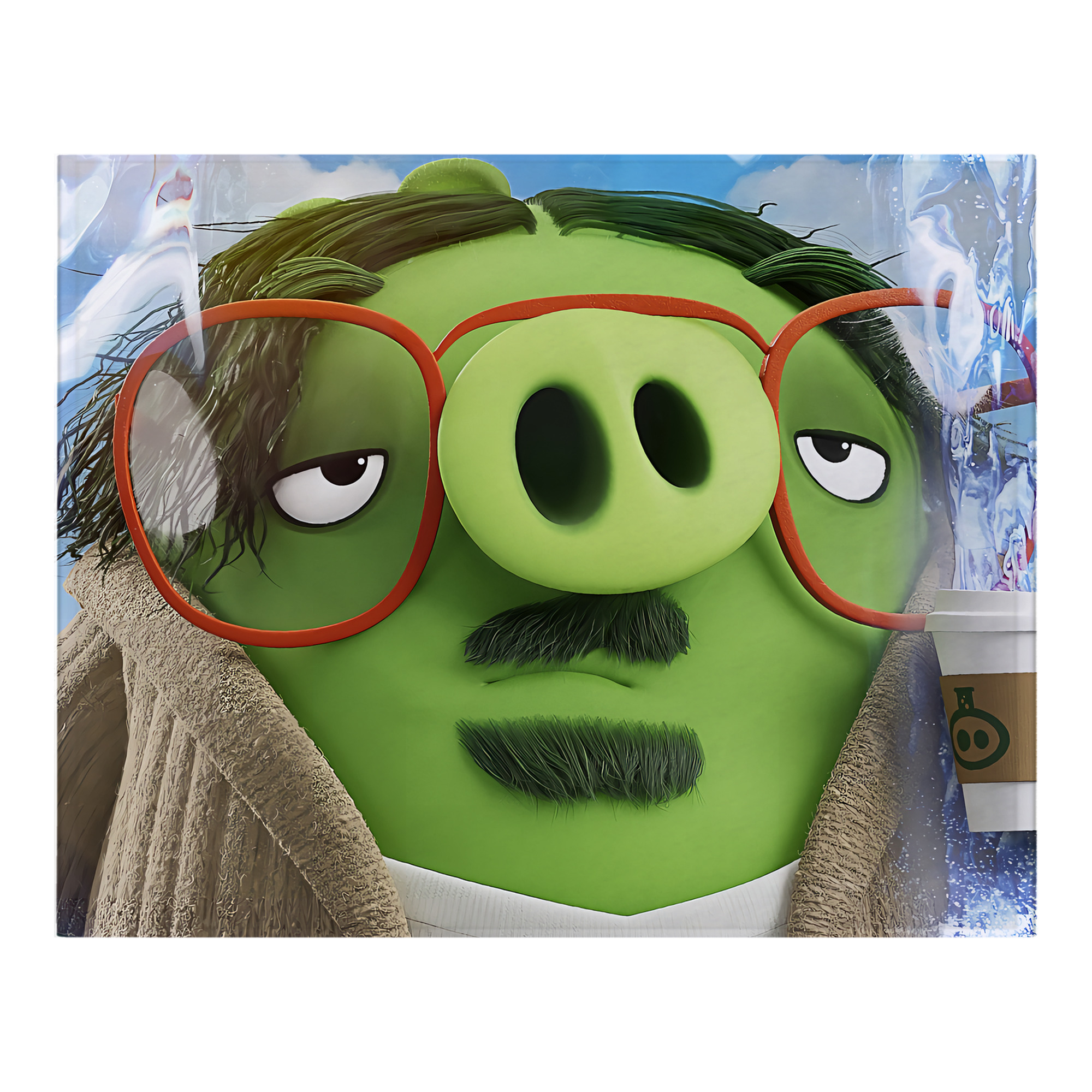 （画像用） Angry Birds アングリーバード フランネルブランケット・多サイズ対応（横型）