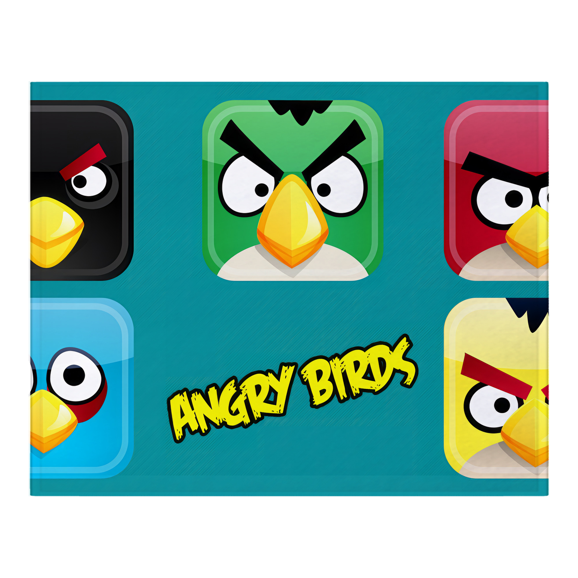 （画像用） Angry Birds アングリーバード フランネルブランケット・多サイズ対応（横型）