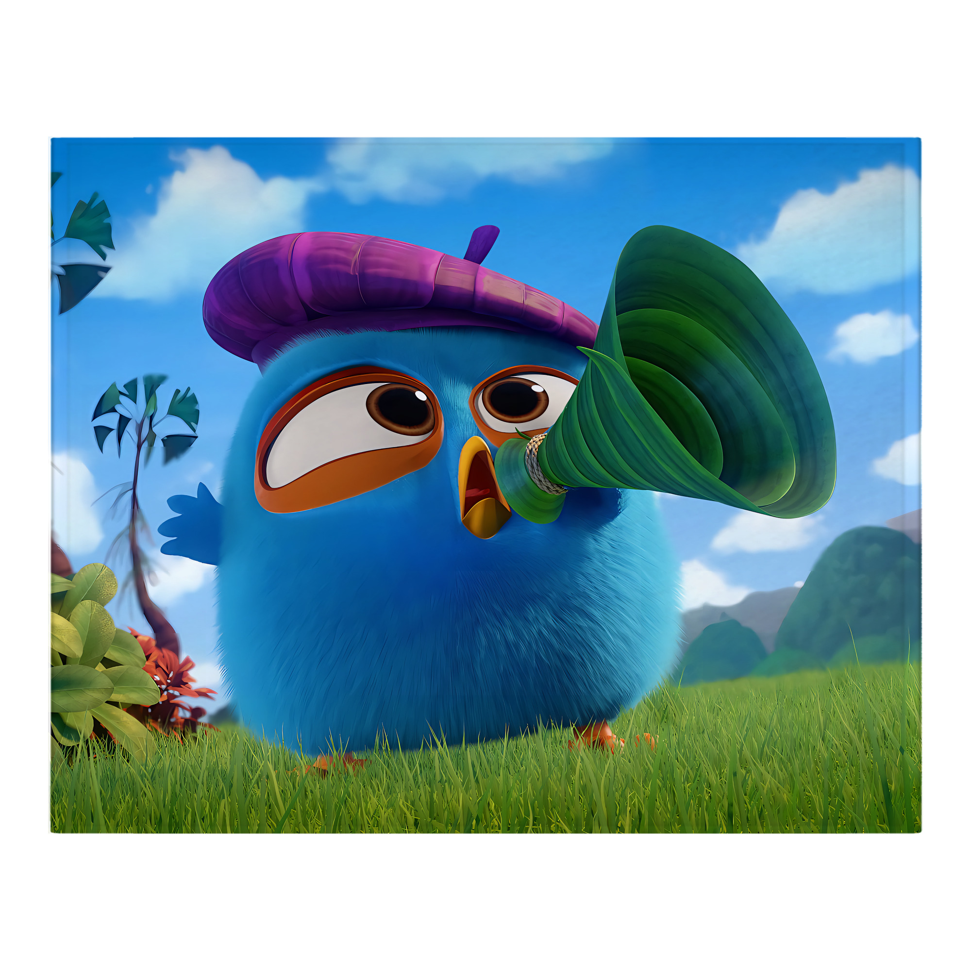 （画像用） Angry Birds アングリーバード フランネルブランケット・多サイズ対応（横型）