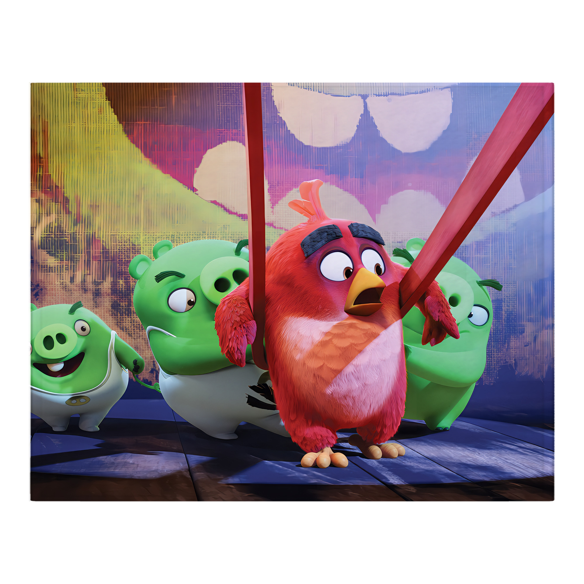 （画像用） Angry Birds アングリーバード フランネルブランケット・多サイズ対応（横型）