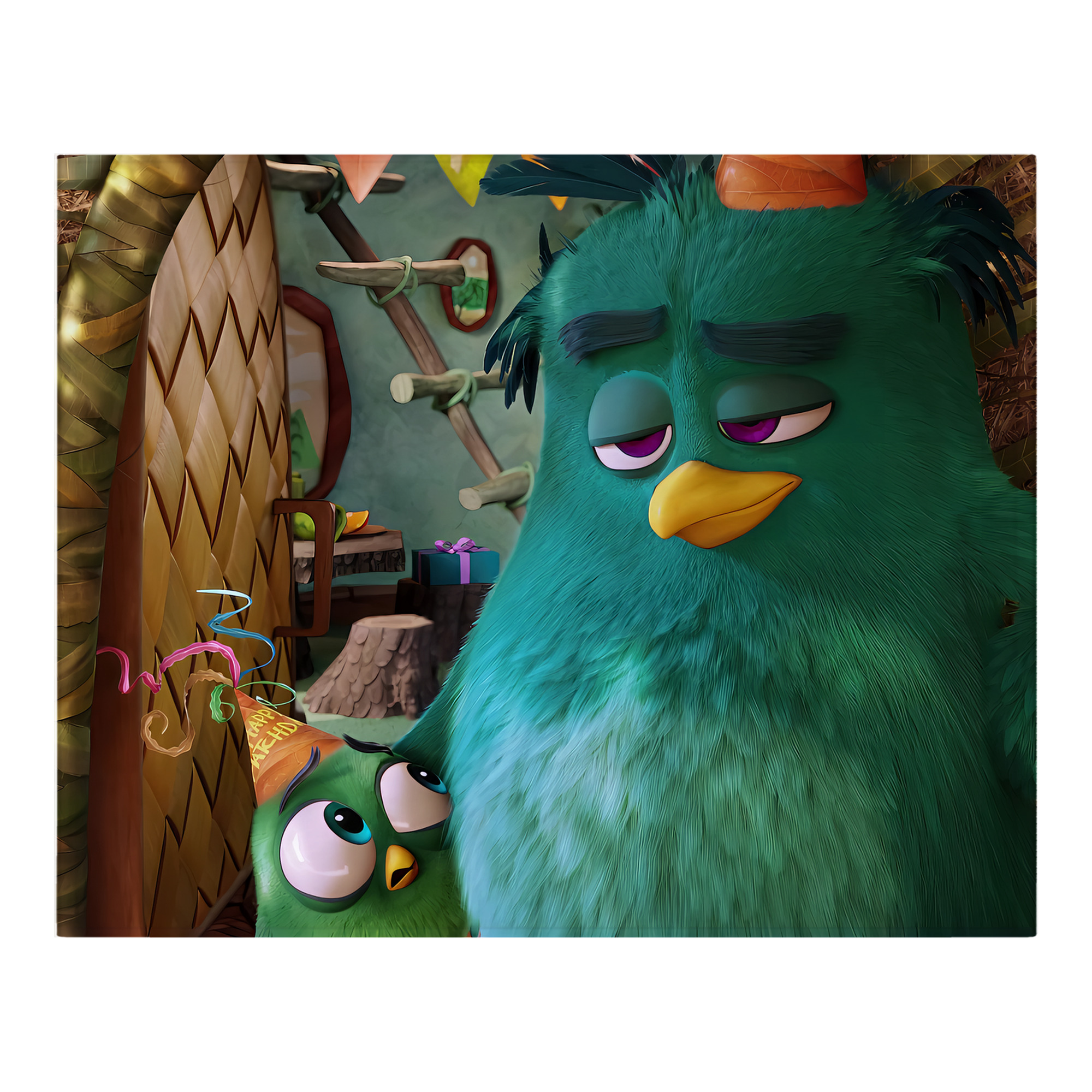 （画像用） Angry Birds アングリーバード フランネルブランケット・多サイズ対応（横型）