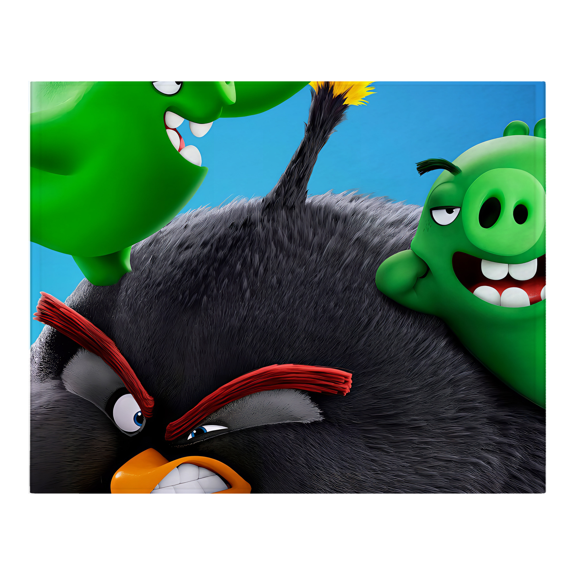 （画像用） Angry Birds アングリーバード フランネルブランケット・多サイズ対応（横型）