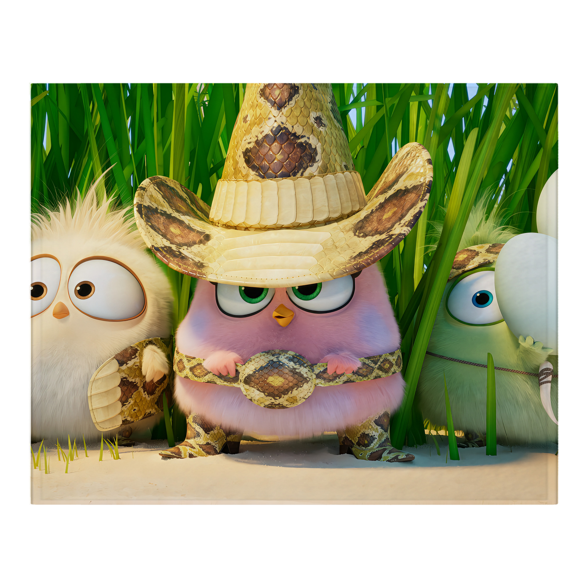 （画像用） Angry Birds アングリーバード フランネルブランケット・多サイズ対応（横型）