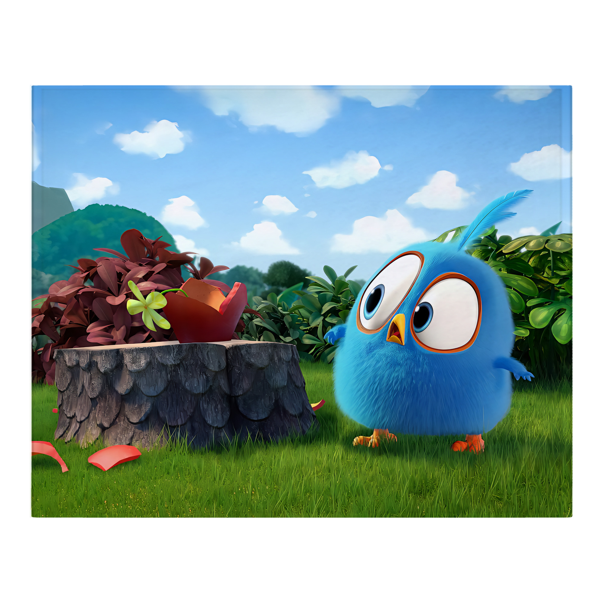 （画像用） Angry Birds アングリーバード フランネルブランケット・多サイズ対応（横型）