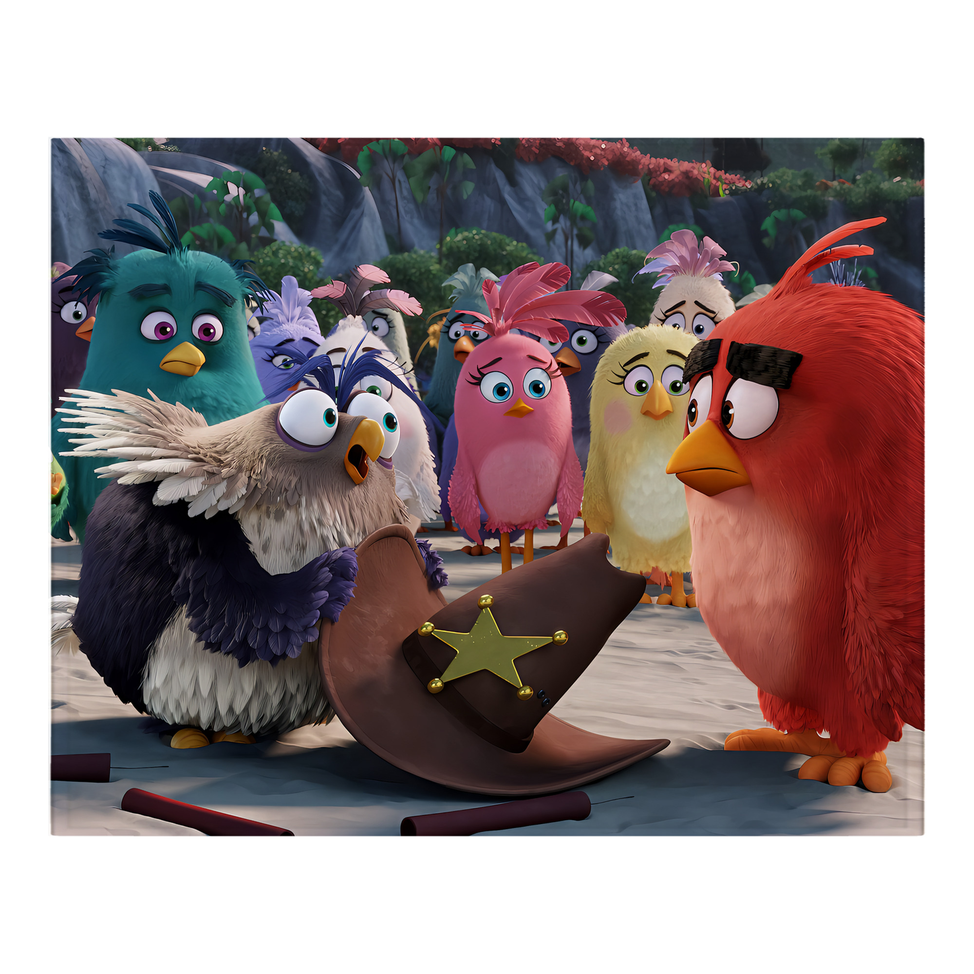 （画像用） Angry Birds アングリーバード フランネルブランケット・多サイズ対応（横型）