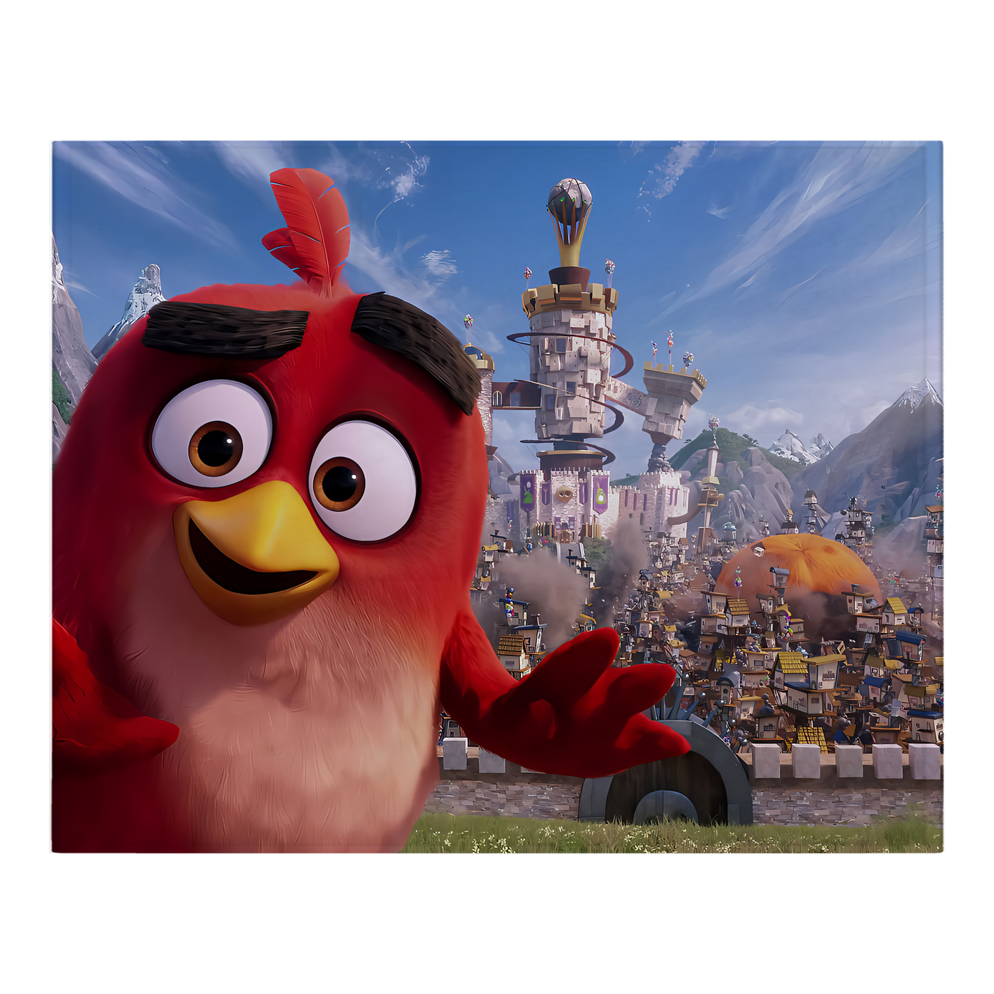 （画像用） Angry Birds アングリーバード フランネルブランケット・多サイズ対応（横型）