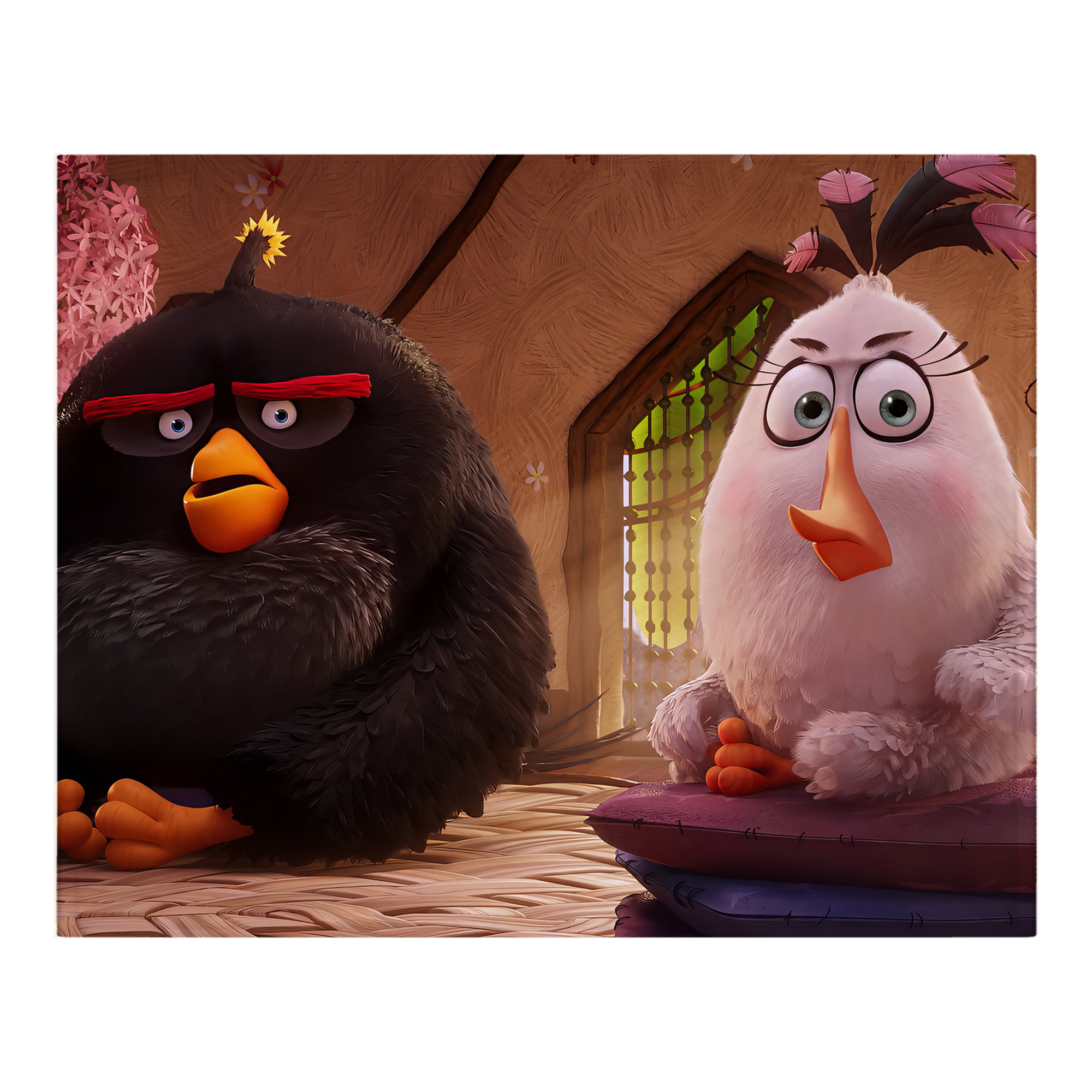 （画像用） Angry Birds アングリーバード フランネルブランケット・多サイズ対応（横型）