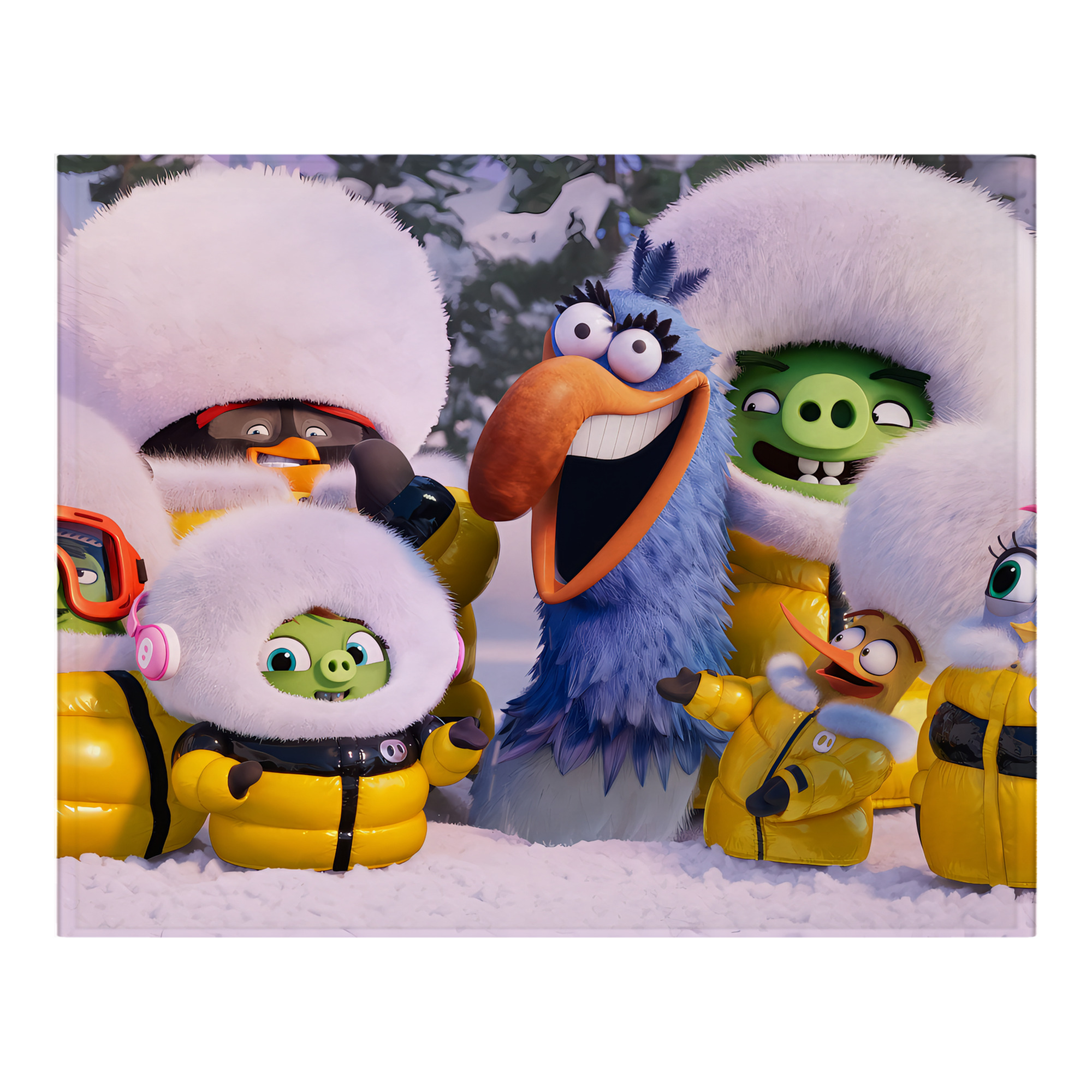 （画像用） Angry Birds アングリーバード フランネルブランケット・多サイズ対応（横型）