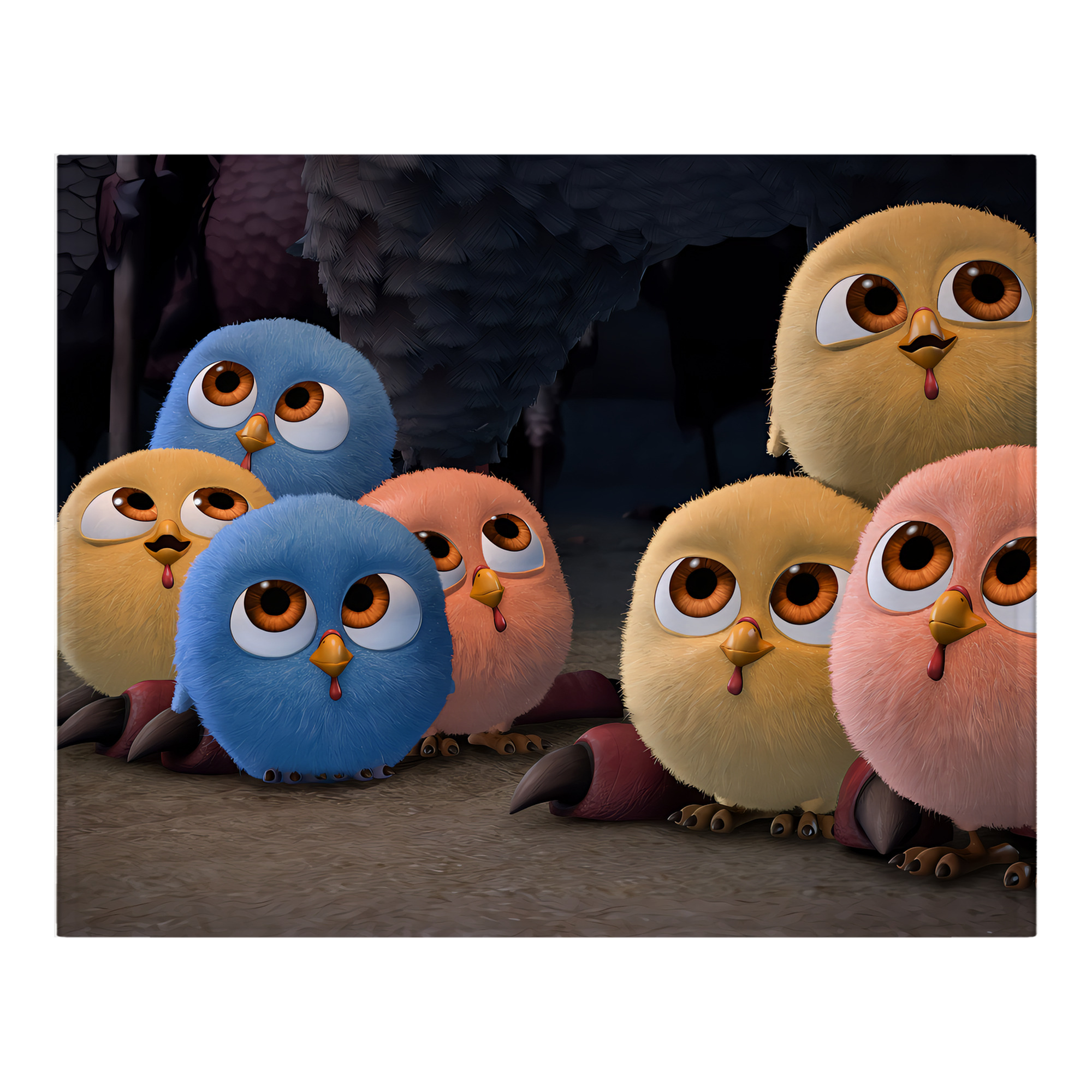 （画像用） Angry Birds アングリーバード フランネルブランケット・多サイズ対応（横型）