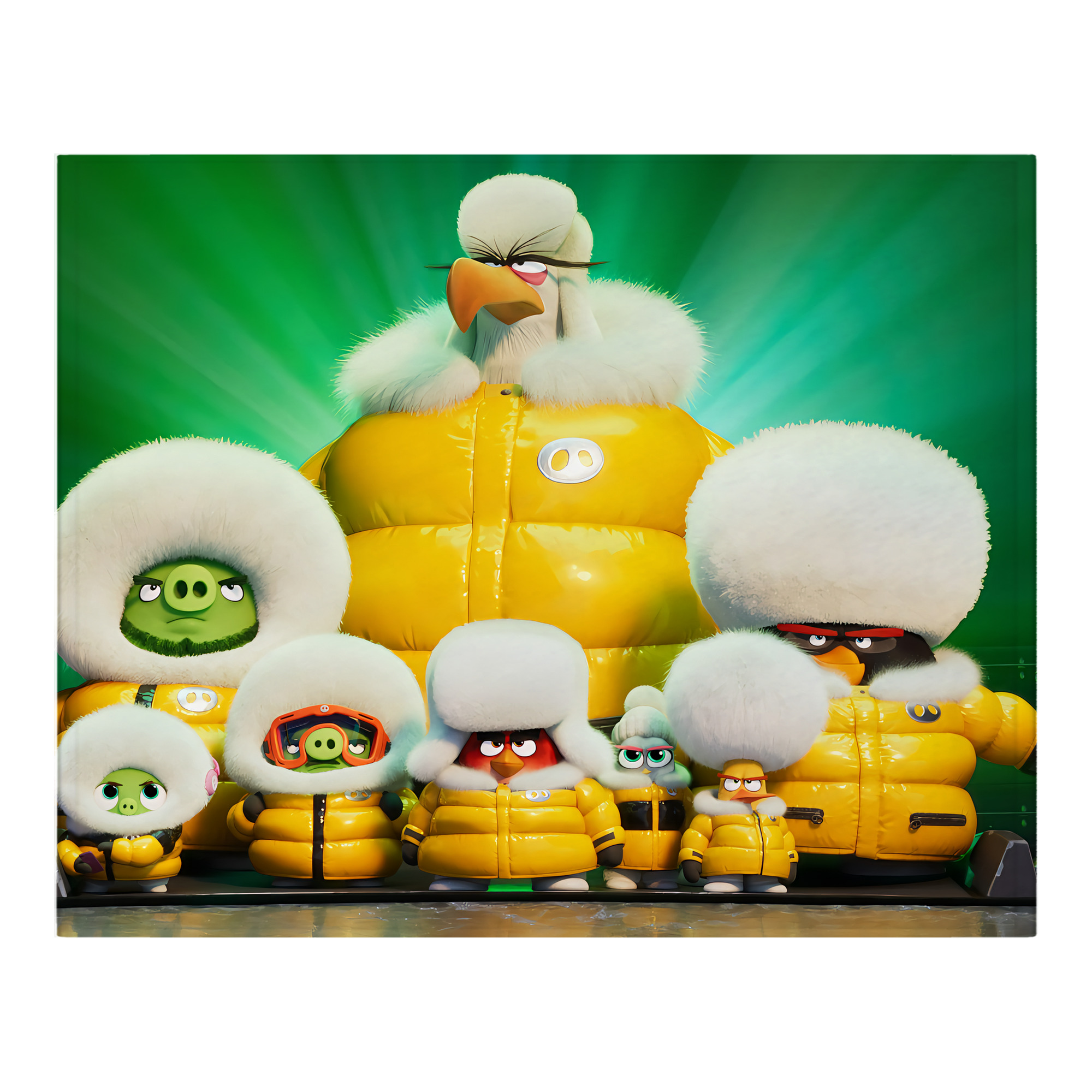 （画像用） Angry Birds アングリーバード フランネルブランケット・多サイズ対応（横型）
