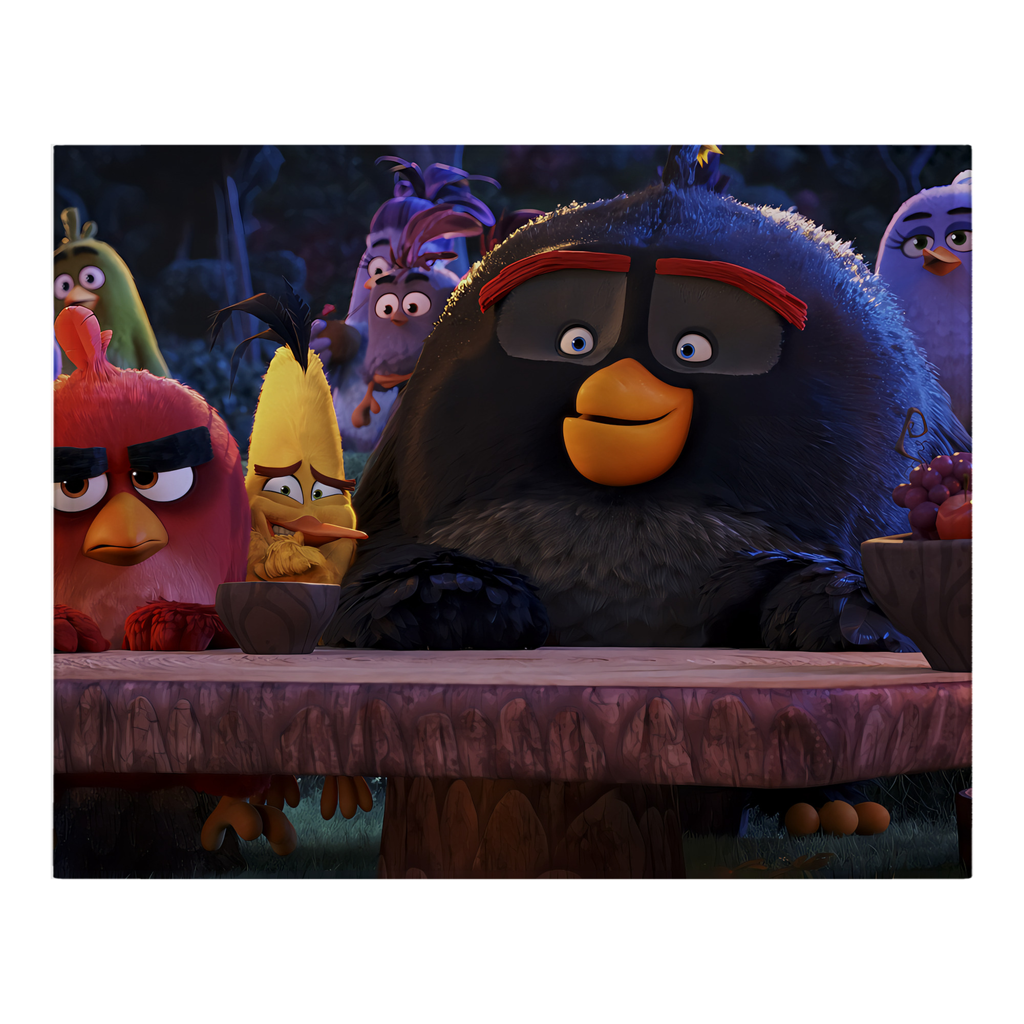 （画像用） Angry Birds アングリーバード フランネルブランケット・多サイズ対応（横型）