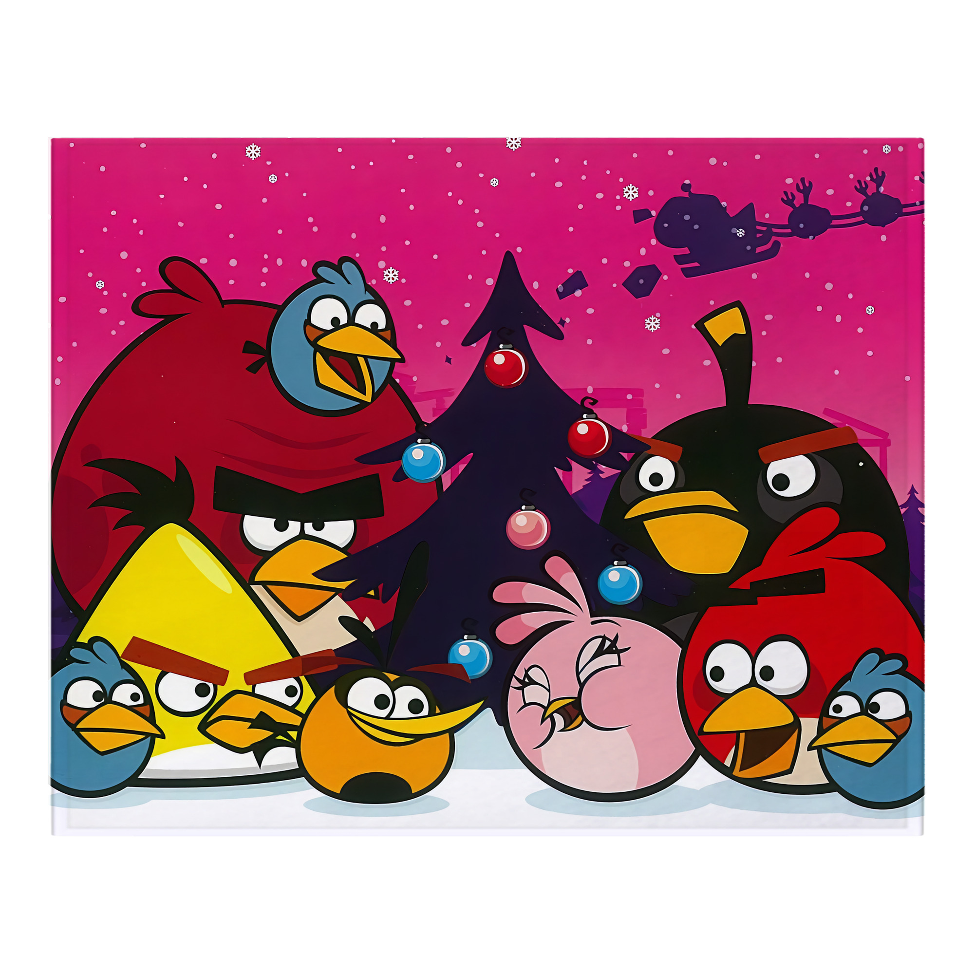 （画像用） Angry Birds アングリーバード フランネルブランケット・多サイズ対応（横型）