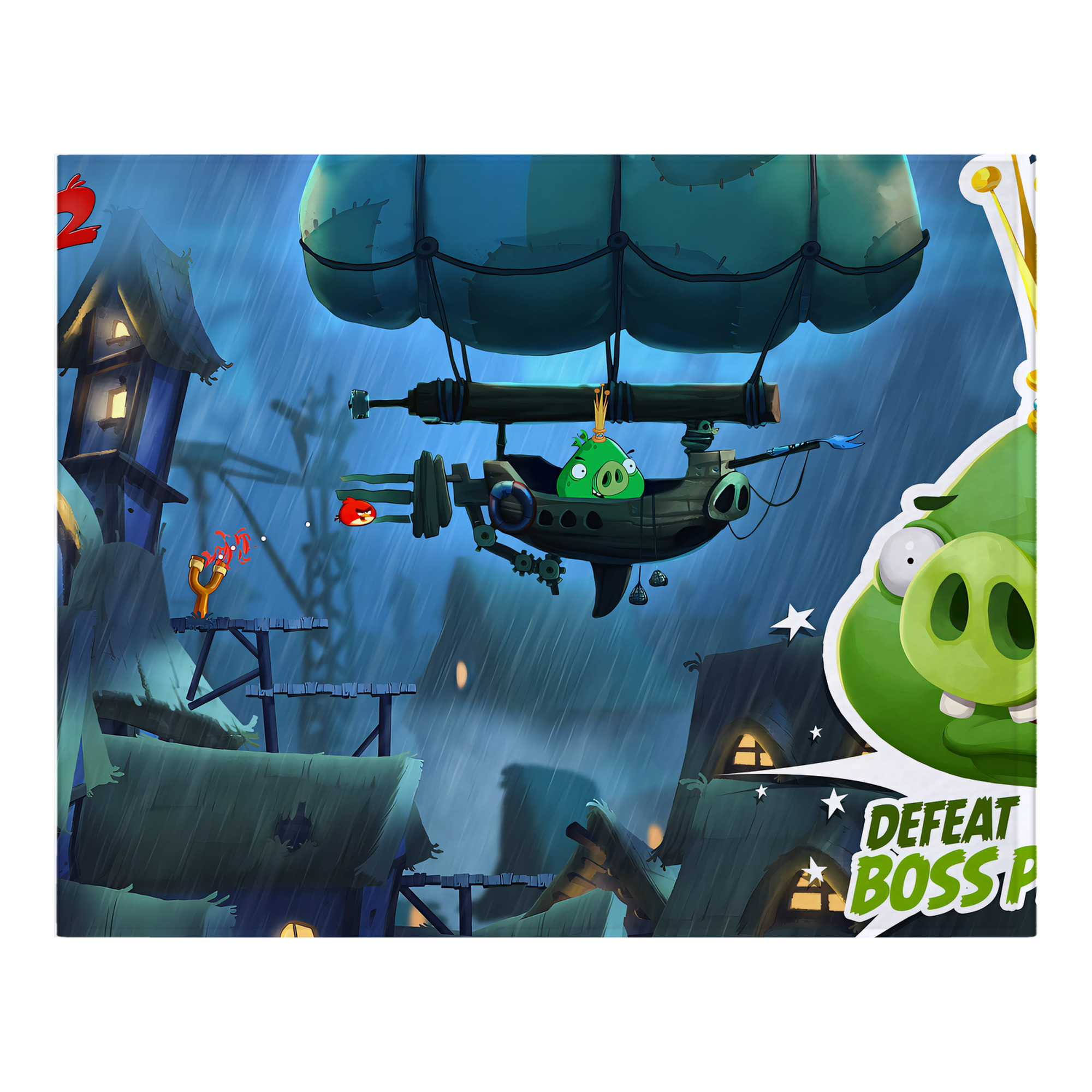 （画像用） Angry Birds アングリーバード フランネルブランケット・多サイズ対応（横型）