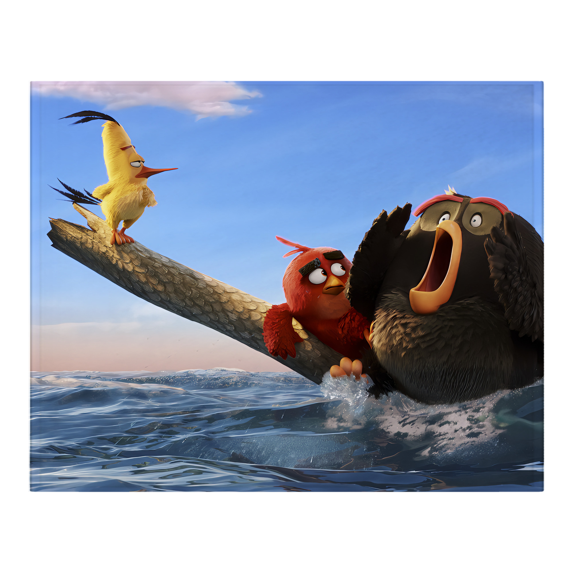 （画像用） Angry Birds アングリーバード フランネルブランケット・多サイズ対応（横型）