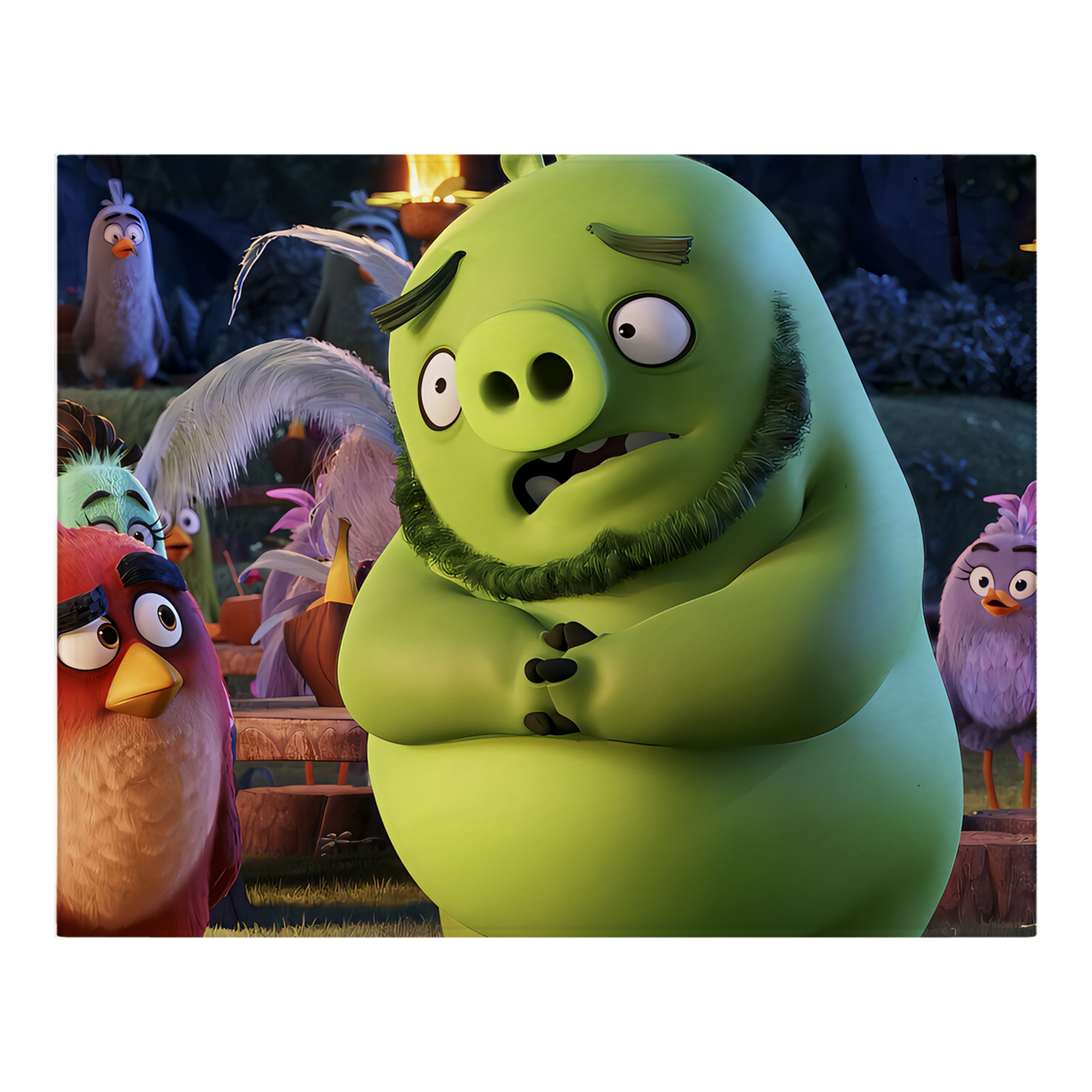 （画像用） Angry Birds アングリーバード フランネルブランケット・多サイズ対応（横型）
