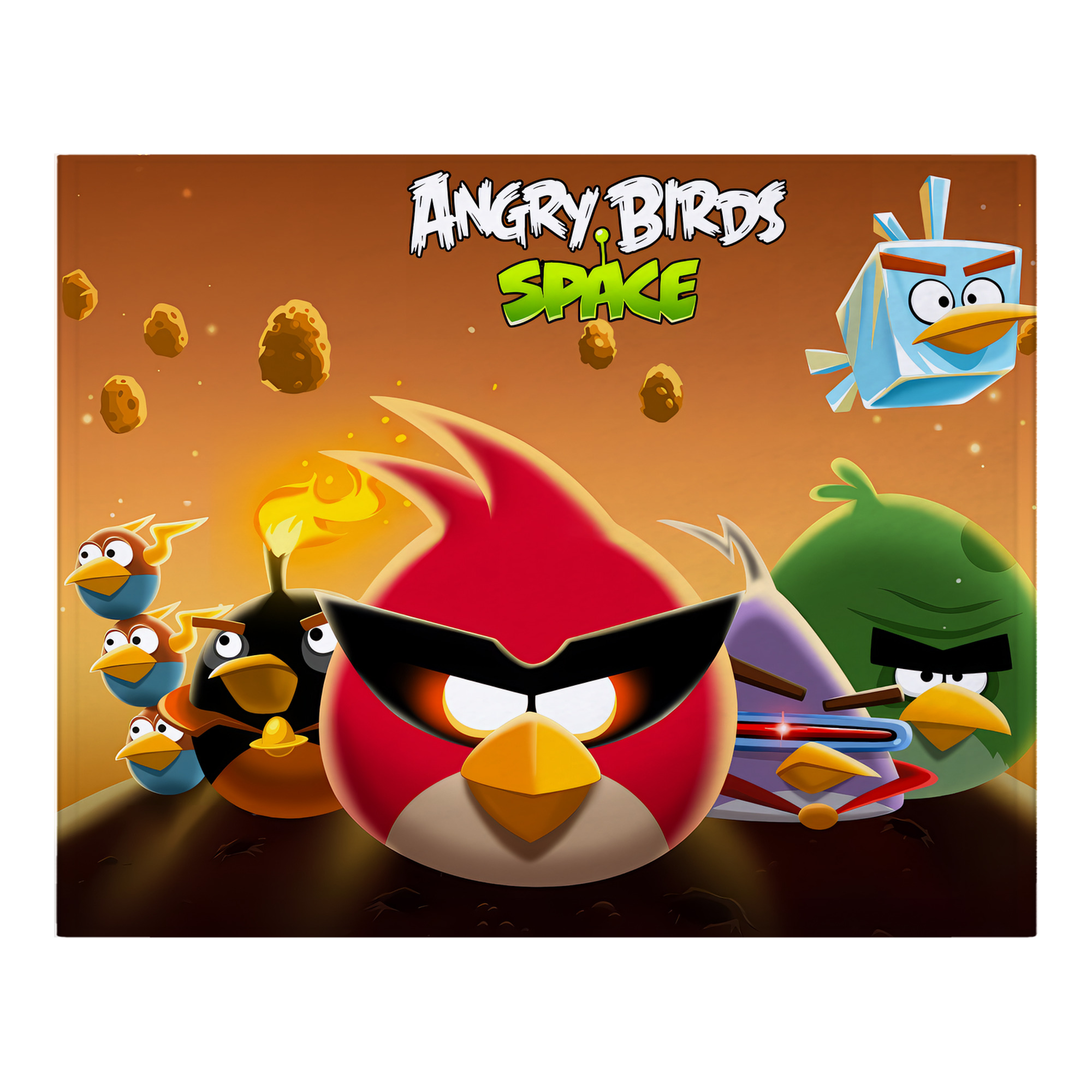 （画像用） Angry Birds アングリーバード フランネルブランケット・多サイズ対応（横型）