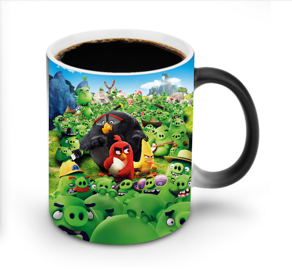 （画像用） Angry Birds アングリーバード 温度変色マグカップ