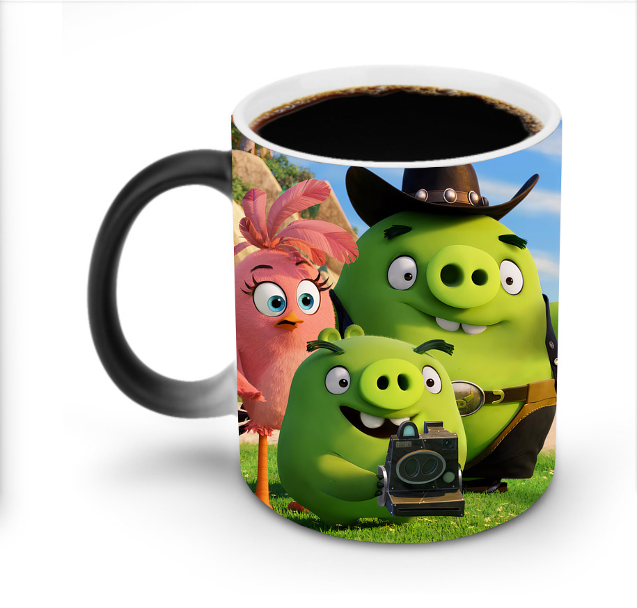 （画像用） Angry Birds アングリーバード 温度変色マグカップ