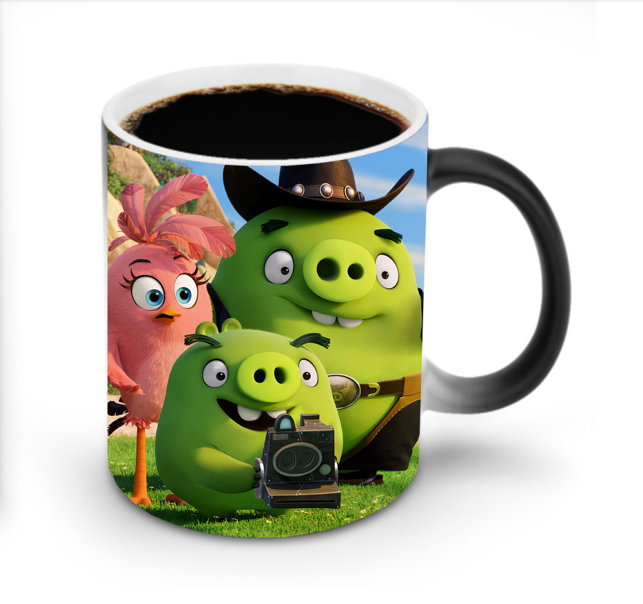 （画像用） Angry Birds アングリーバード 温度変色マグカップ