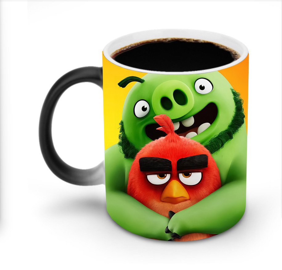 （画像用） Angry Birds アングリーバード 温度変色マグカップ