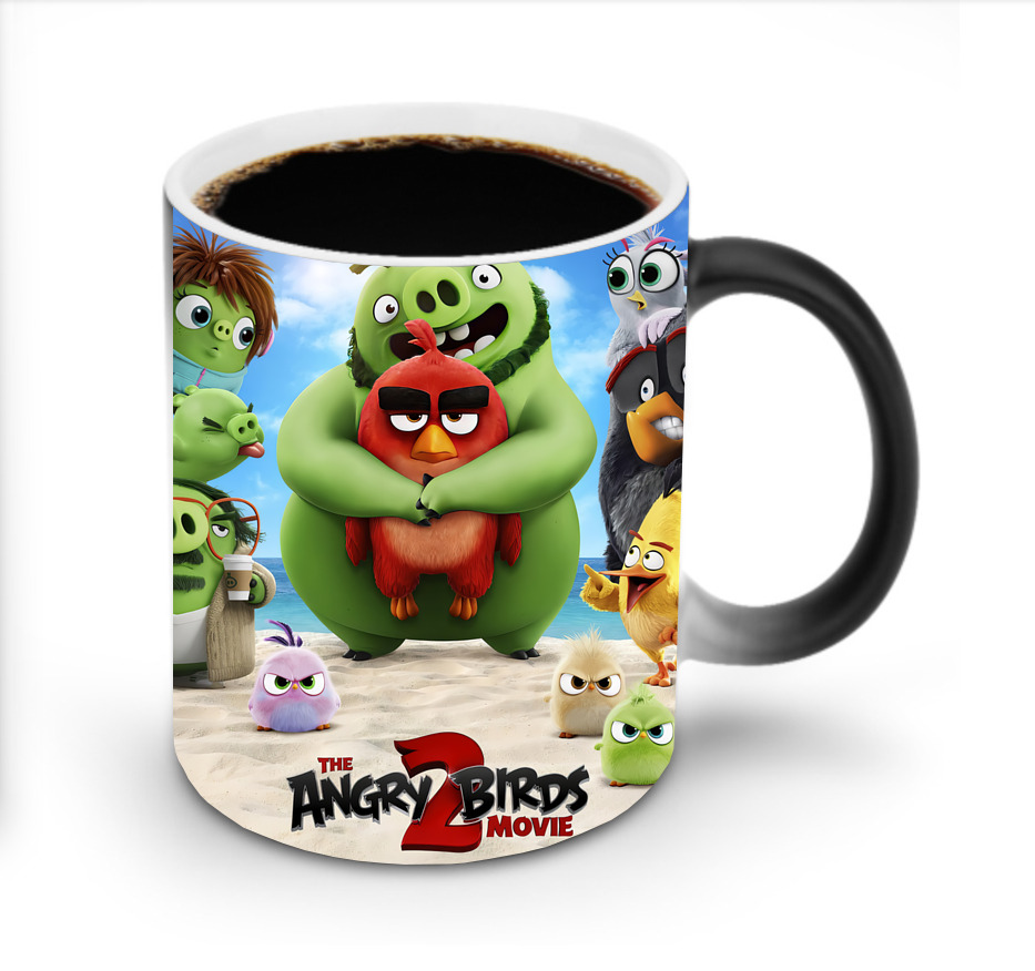 （画像用） Angry Birds アングリーバード 温度変色マグカップ