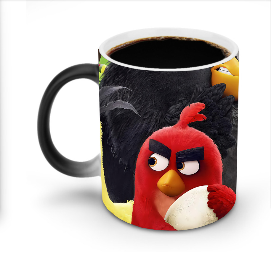 （画像用） Angry Birds アングリーバード 温度変色マグカップ