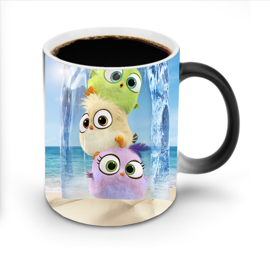 （画像用） Angry Birds アングリーバード 温度変色マグカップ