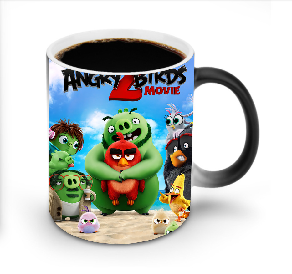 （画像用） Angry Birds アングリーバード 温度変色マグカップ
