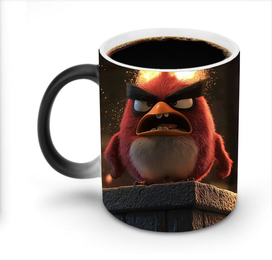 （画像用） Angry Birds アングリーバード 温度変色マグカップ
