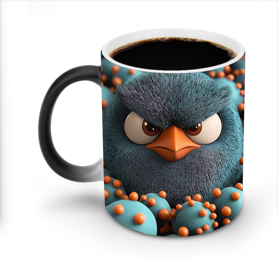 （画像用） Angry Birds アングリーバード 温度変色マグカップ