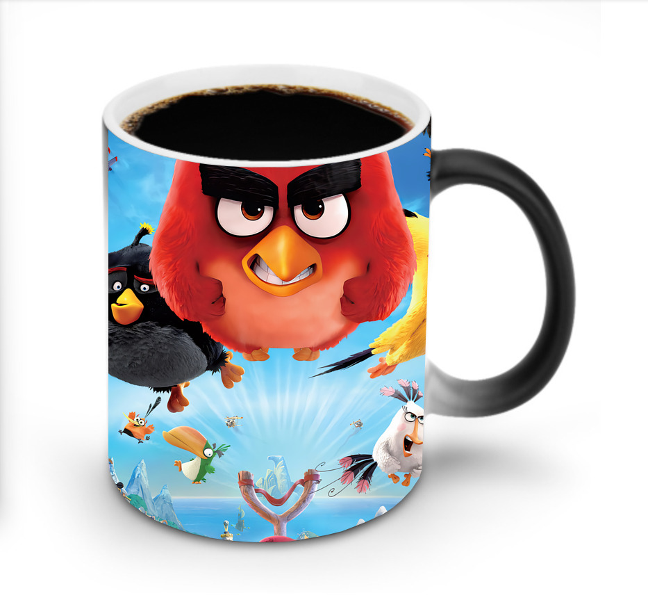 （画像用） Angry Birds アングリーバード 温度変色マグカップ