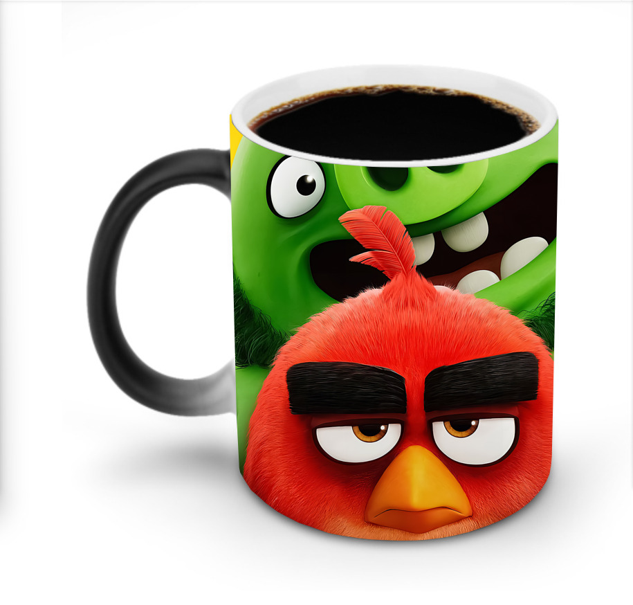 （画像用） Angry Birds アングリーバード 温度変色マグカップ