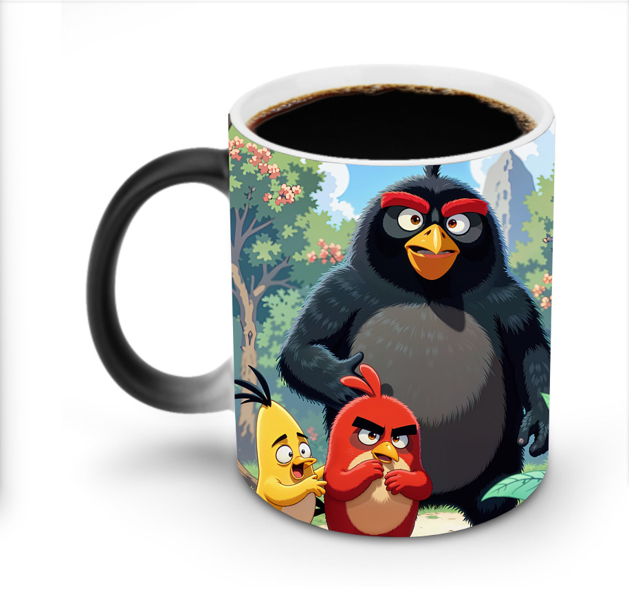 （画像用） Angry Birds アングリーバード 温度変色マグカップ