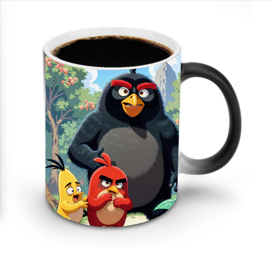 （画像用） Angry Birds アングリーバード 温度変色マグカップ