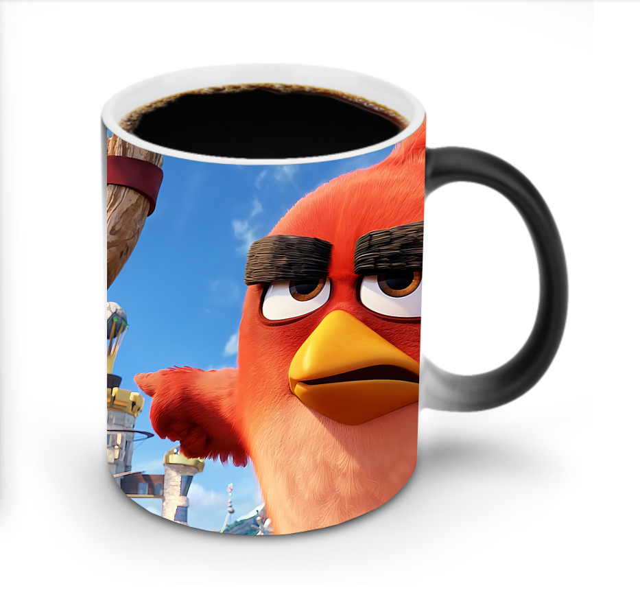 （画像用） Angry Birds アングリーバード 温度変色マグカップ