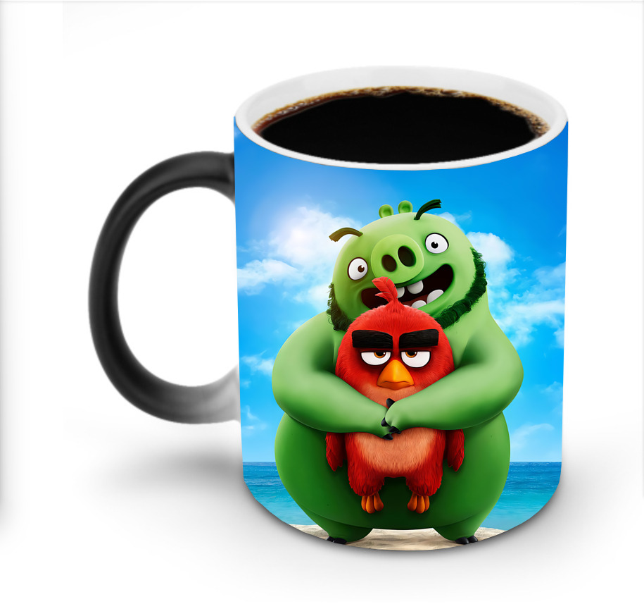 （画像用） Angry Birds アングリーバード 温度変色マグカップ
