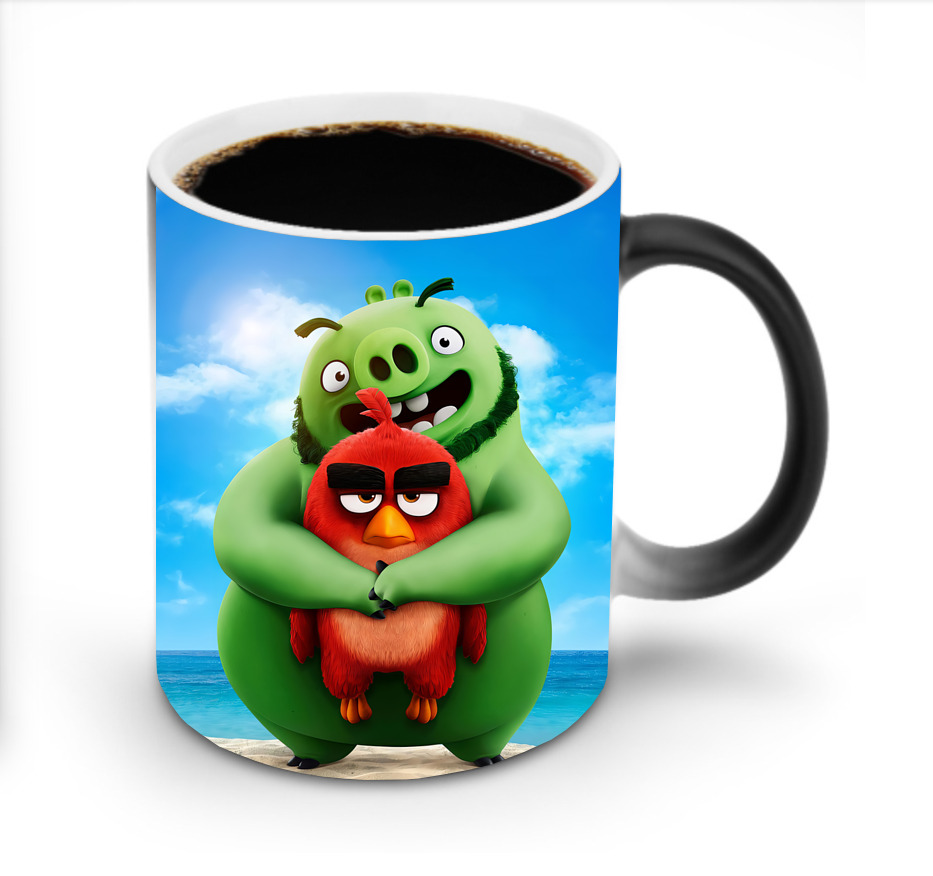 （画像用） Angry Birds アングリーバード 温度変色マグカップ