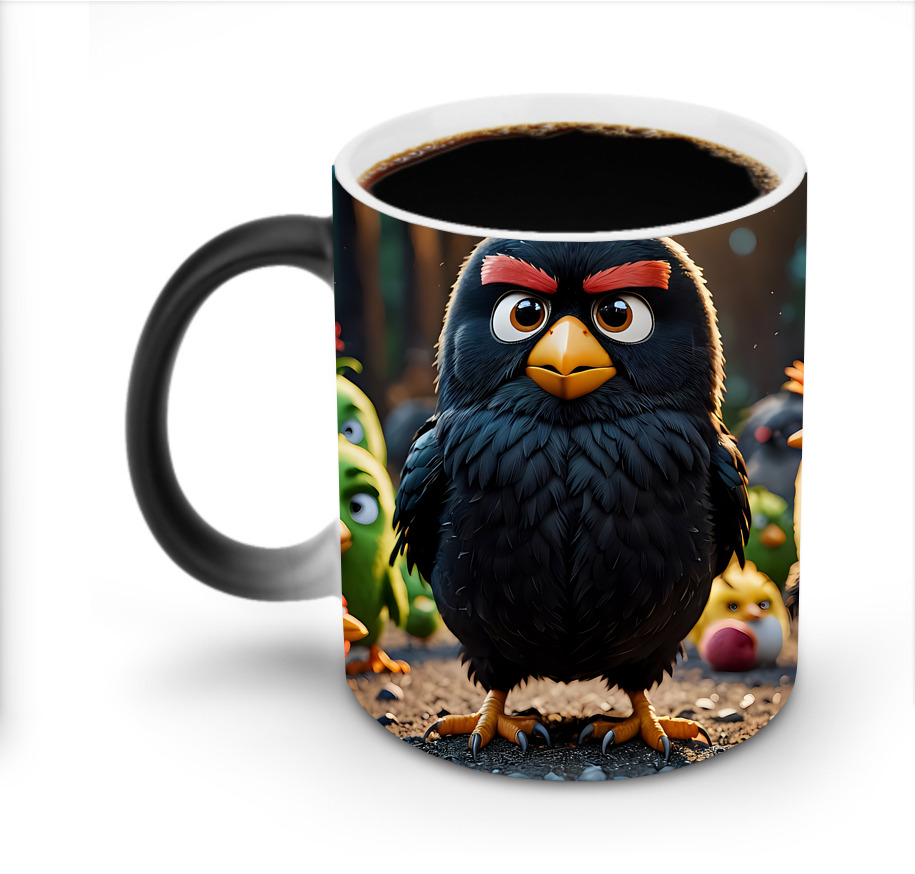（画像用） Angry Birds アングリーバード 温度変色マグカップ