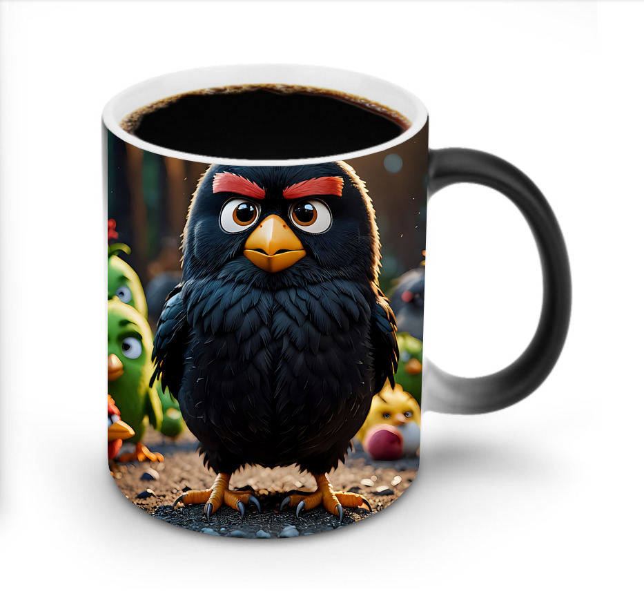 （画像用） Angry Birds アングリーバード 温度変色マグカップ
