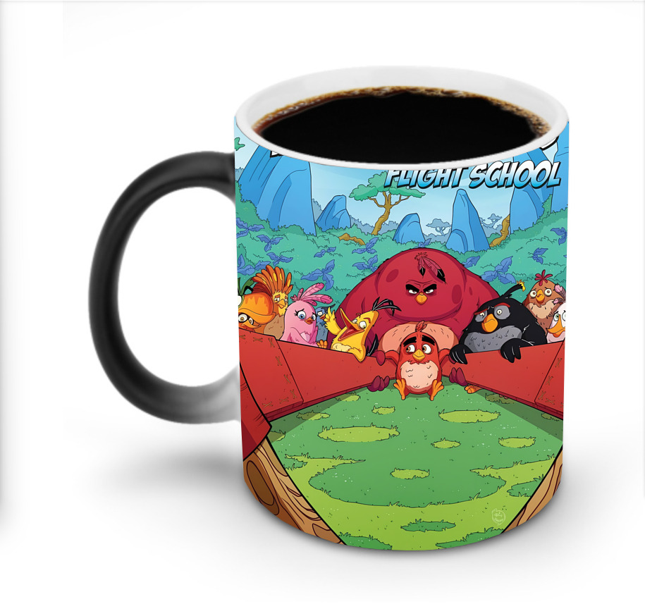 （画像用） Angry Birds アングリーバード 温度変色マグカップ