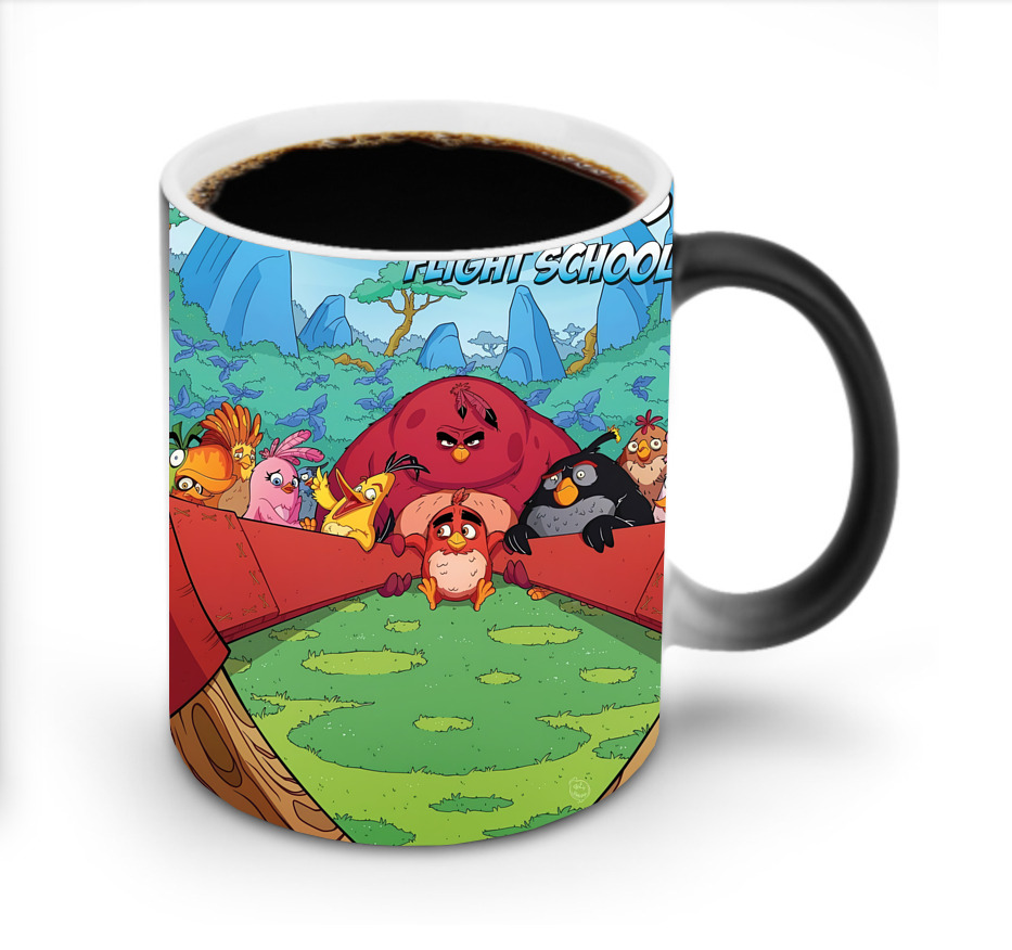 （画像用） Angry Birds アングリーバード 温度変色マグカップ