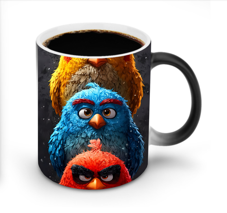 （画像用） Angry Birds アングリーバード 温度変色マグカップ