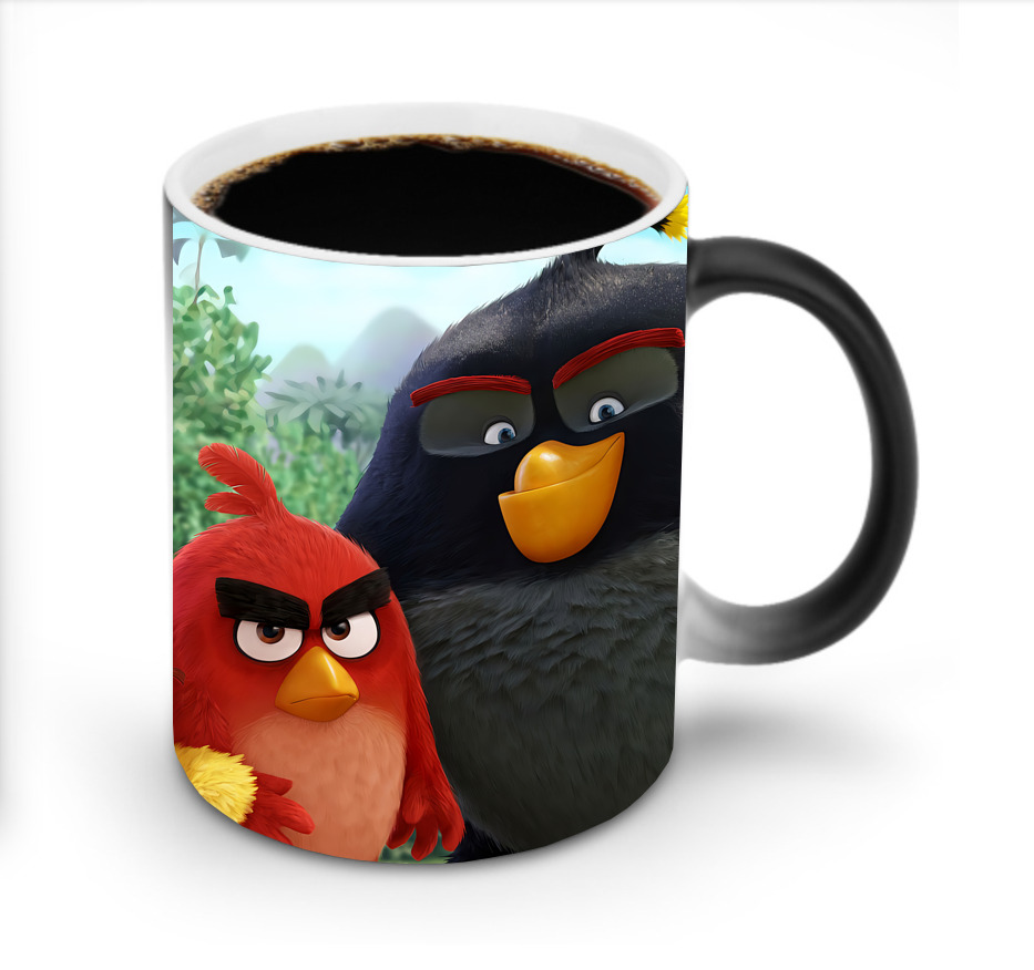 （画像用） Angry Birds アングリーバード 温度変色マグカップ