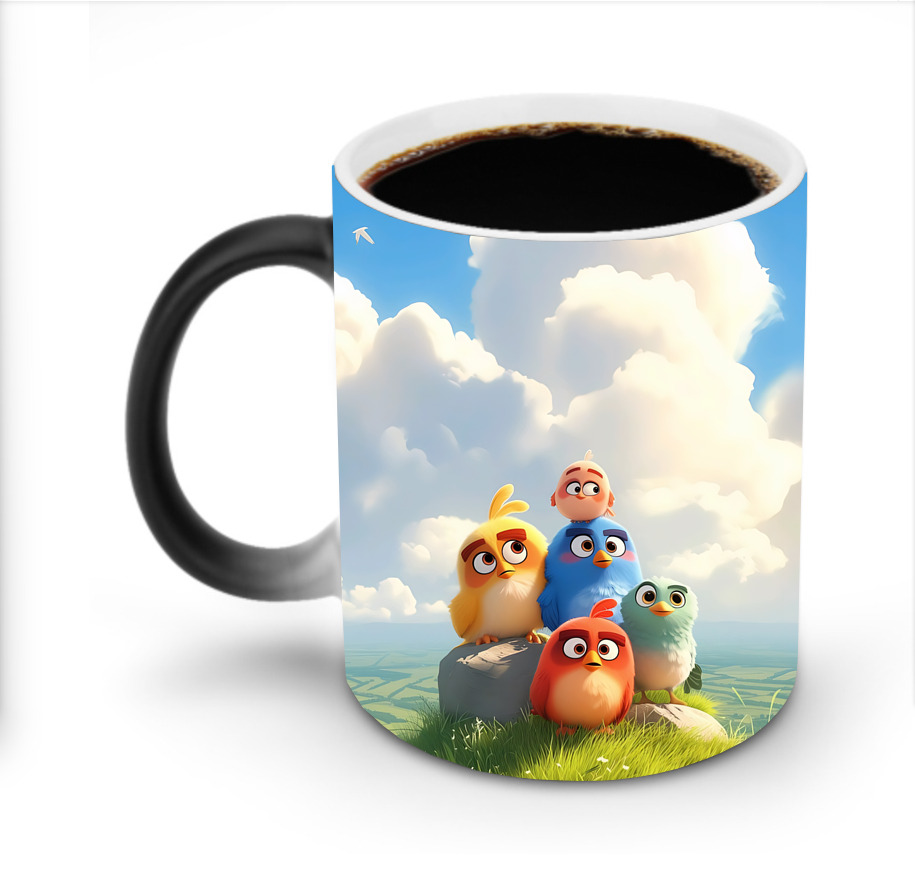 （画像用） Angry Birds アングリーバード 温度変色マグカップ