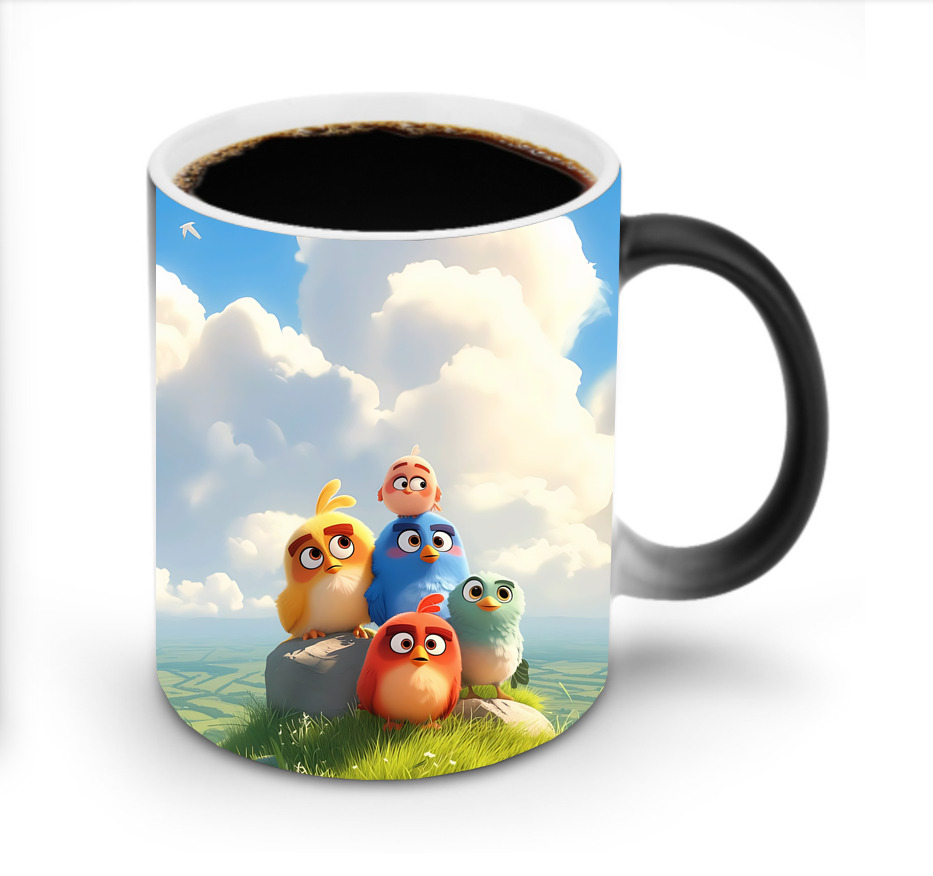 （画像用） Angry Birds アングリーバード 温度変色マグカップ